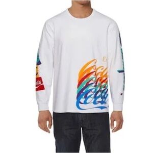 Champion x Coca Cola logo long sleeve tee Sz S